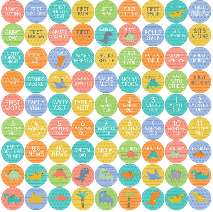 First Year Calendar Dinosaurs