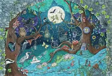500 pc Fantasy Forest Wooden Puzzle