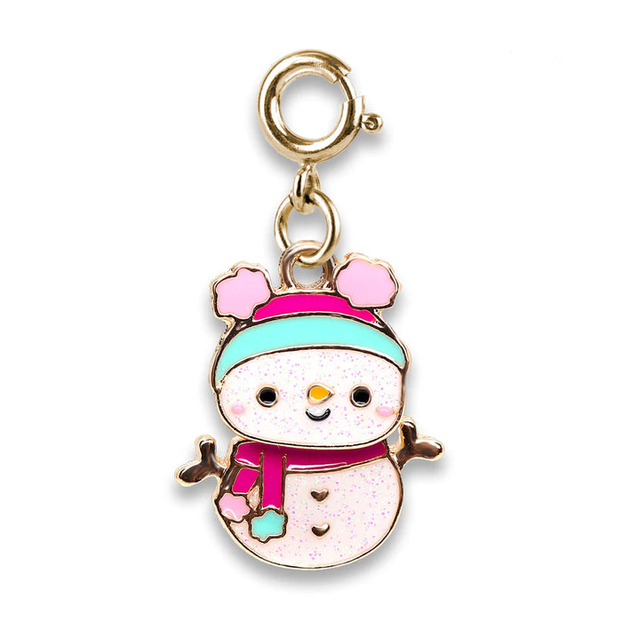 Gold Swivel Snowman