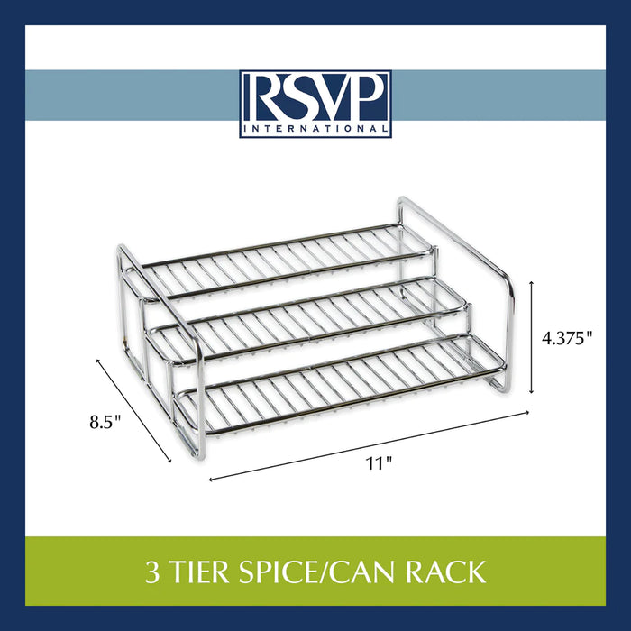 Stainless 3 Tier Spice Rack