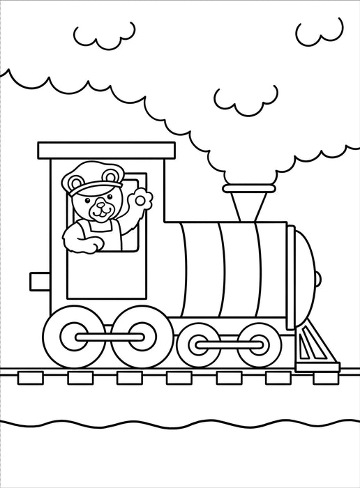 Things That Go Coloring Book