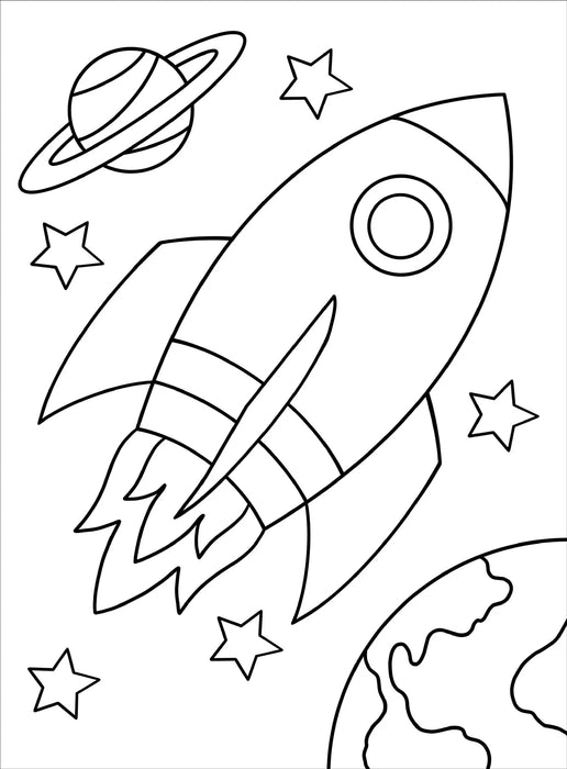 Things That Go Coloring Book