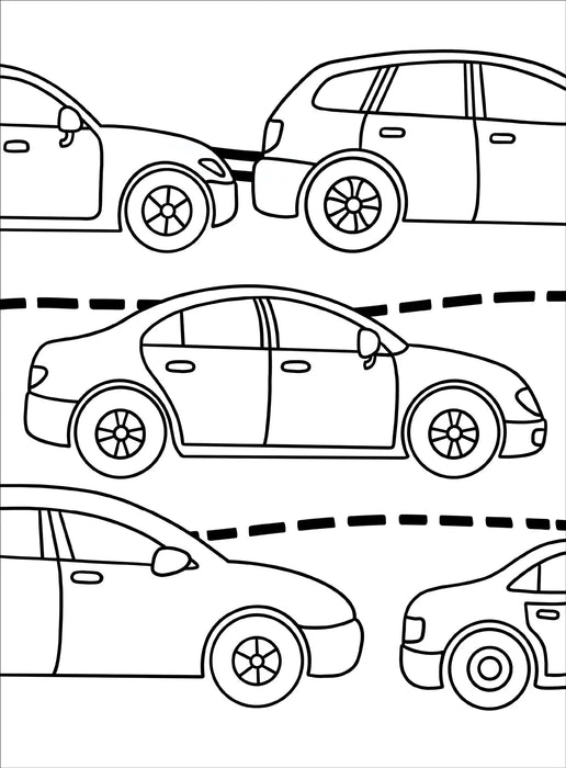 Things That Go Coloring Book