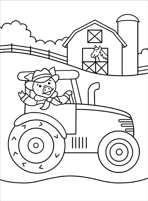 Things That Go Coloring Book