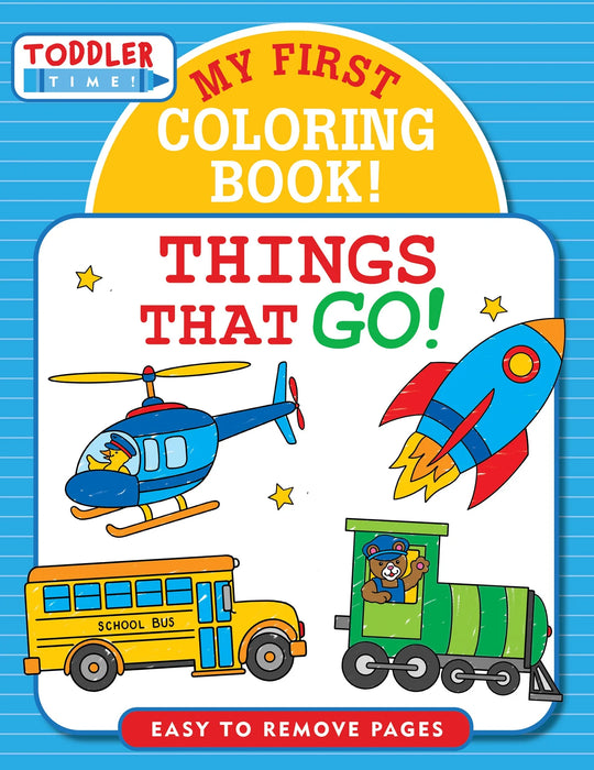 Things That Go Coloring Book