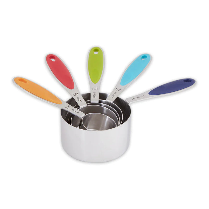 Colored Handle Measuring Cup S/5
