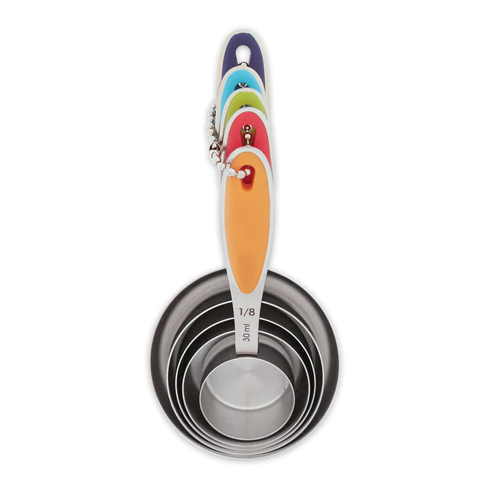 Colored Handle Measuring Cup S/5
