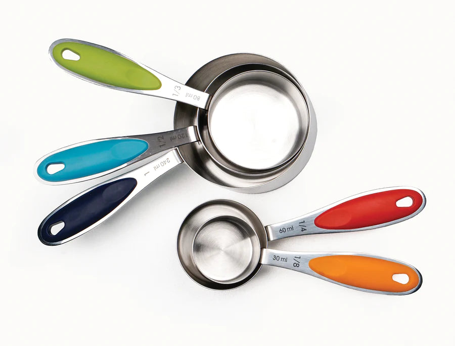 Colored Handle Measuring Cup S/5