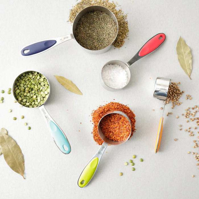 Colored Handle Measuring Cup S/5
