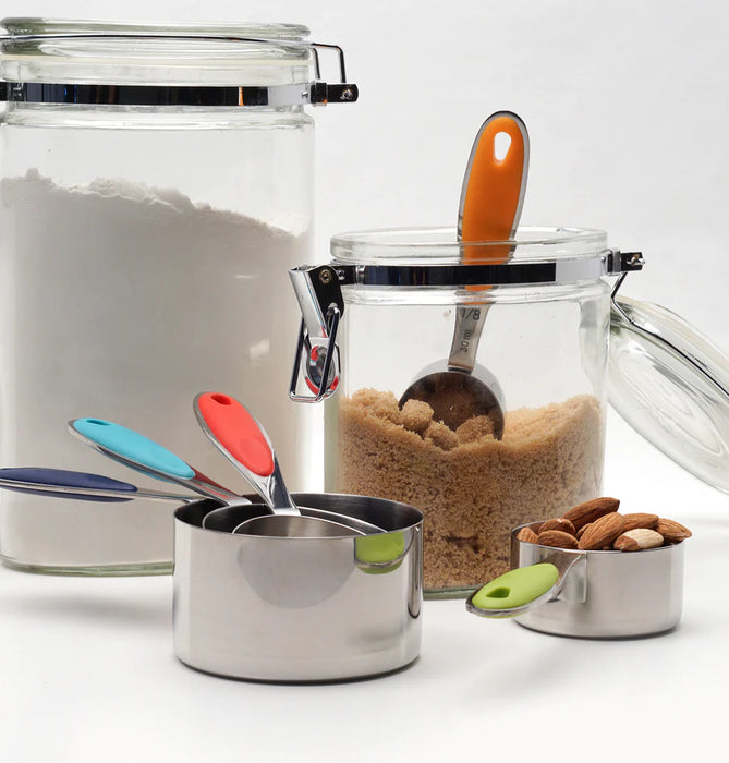 Colored Handle Measuring Cup S/5
