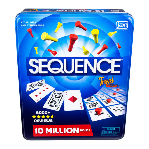 Sequence Travel Tin Game