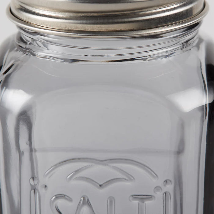 Retro Salt and Pepper Shakers Grey