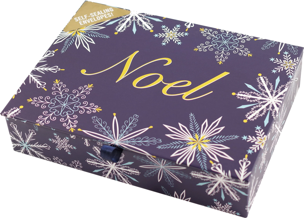Golden Noel Holiday Cards