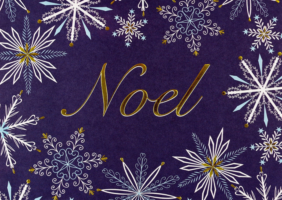 Golden Noel Holiday Cards