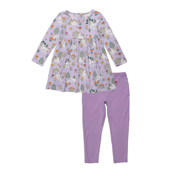 Folk Magic Empire Dress/Leggings 3T