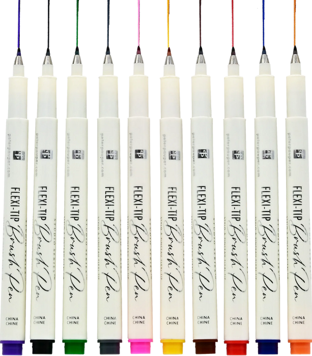 Flexi Tip Brush Pens