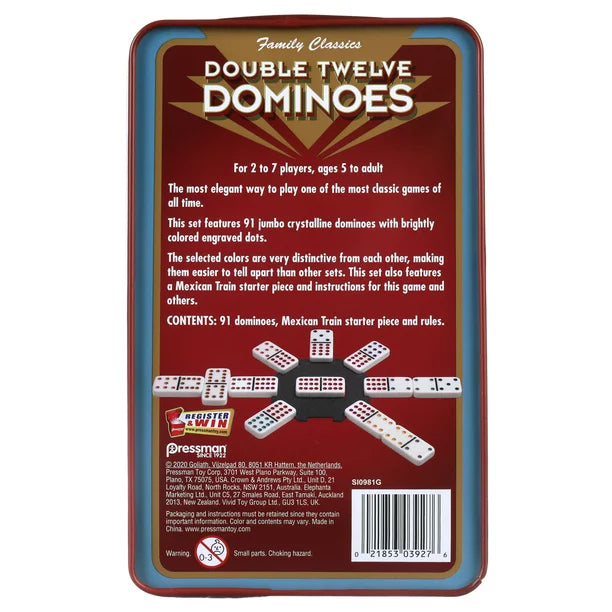 Double Twelve Dominoes