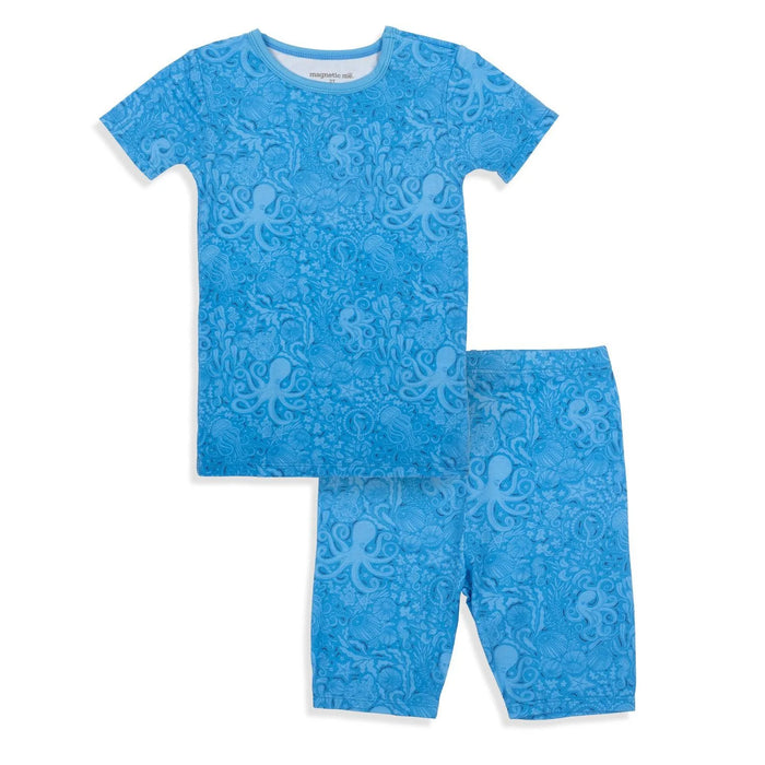 Seas The Day Blue Short PJ Set 3T
