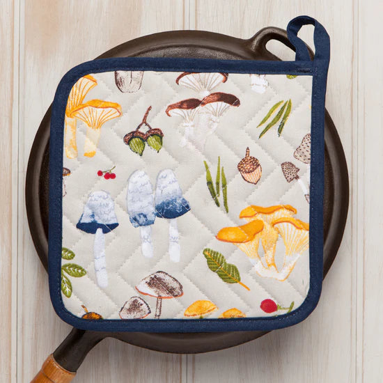 Field Mushrooms Pot Holder
