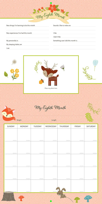First Year Calendar Woodland Friends