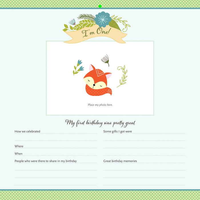 First Year Calendar Woodland Friends