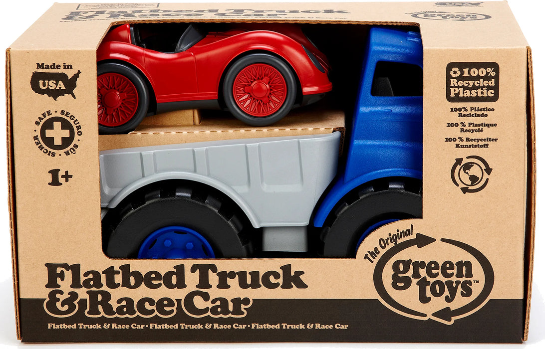 Flatbed Truck with Race Car